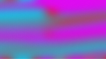 Gradient background with retro grainy film texture. Blurred chroma background. Vintage Noise Effect.