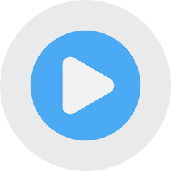 Play single vector illustration icon