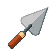 Cartoon Style Trowel for Construction, Building, and Plastering