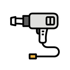 Simple Minimalist Security Camera Surveillance on Black Background