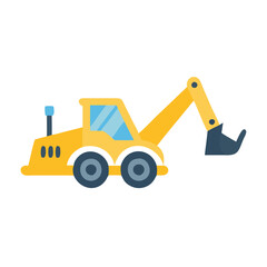  Heavy-Duty Backhoe Loader for Construction