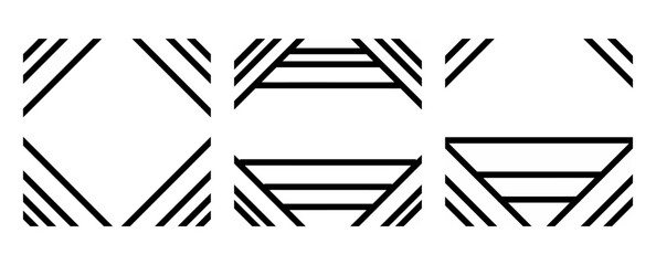 black and white outline background vector