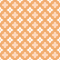 Vector pattern seamless Thai style floral dress skirt top fashion fabric wrapping paper wallpaper local textile design Brown orange