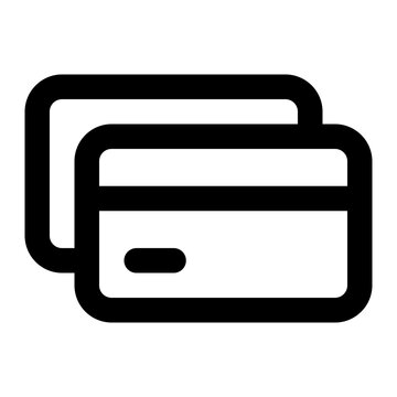 credit card icon for illustration