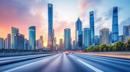 A vibrant city with futuristic skyscrapers symbolizing rapid economic growth --ar 16:9 --v 6.1 Job ID: cbc3c95e-4ec7-4617-85e5-0ba6cb378821