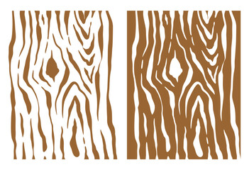 set of seamless background with wood texture