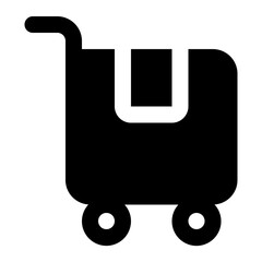 trolley icon for illustration