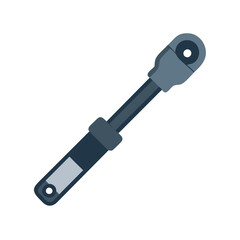 Illustration of a grey gas strut with black background