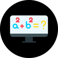 Formula II single vector illustration icon