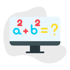 Formula II single vector illustration icon