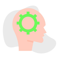 Logic single vector illustration icon