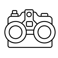 Binocular Camera Icon