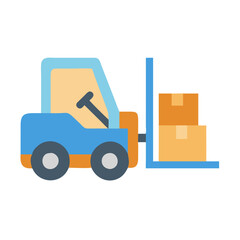  Stylish Forklift Icon for Industrial Use