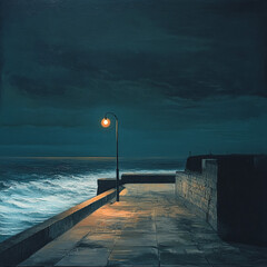 Obraz premium winter landskipe with christmas 