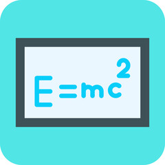 Solving Formula single vector illustration icon