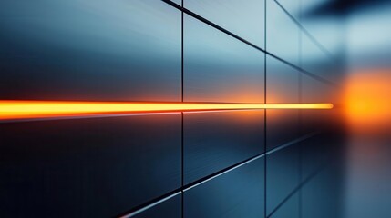 Frameless stainless steel business signage with hidden LED lighting, seamless typography, and a futuristic hightech look