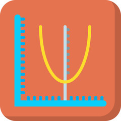 Drawing Graphs single vector illustration icon