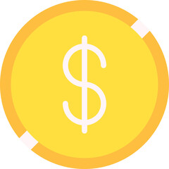 Currency single vector illustration icon