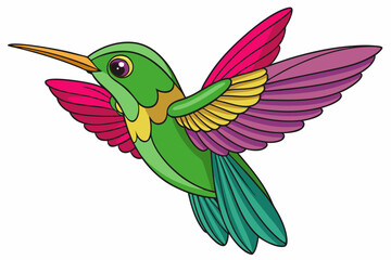 Cute Bird Vector Line Art – Cartoon Clipart Animal Logo Icon on White Background