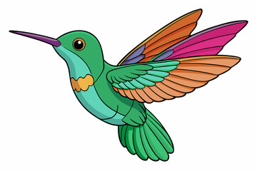 Cute Bird Vector Line Art – Cartoon Clipart Animal Logo Icon on White Background