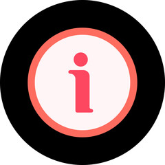 Information single vector illustration icon