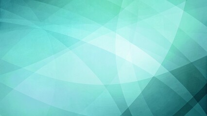 Obraz premium Abstract blue green background, random textured rectangles squares and triangle shapes in geometric pattern of angles and layers, teal background color, modern design, digital abstract art