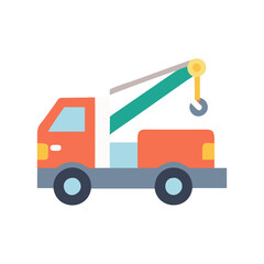 Distinctive mobile crane icon representation for various uses
