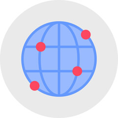 Global single vector illustration icon