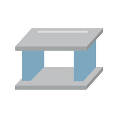  Modern precast concrete bridge beam icon for construction