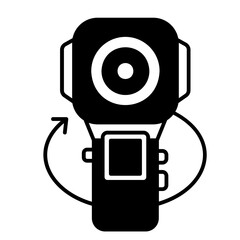 Fototapeta premium 360 Camera Icon