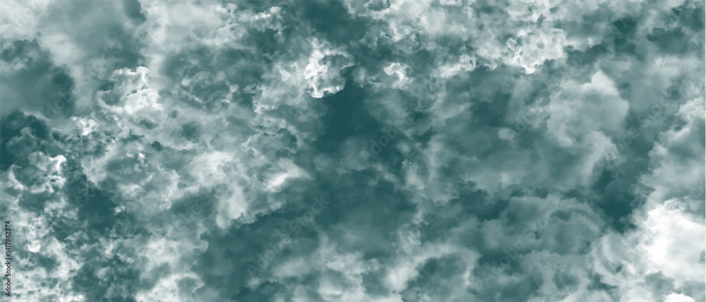 Poster Abstract background resembling a cloudy texture must be soft and smoky. Patterns evoking mist, fog, or swirling nebula-like vapor. Grunge background with Flowering design.