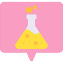 Chemistry single vector illustration icon