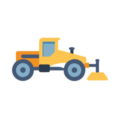  Stylish road grader vector illustration for builders