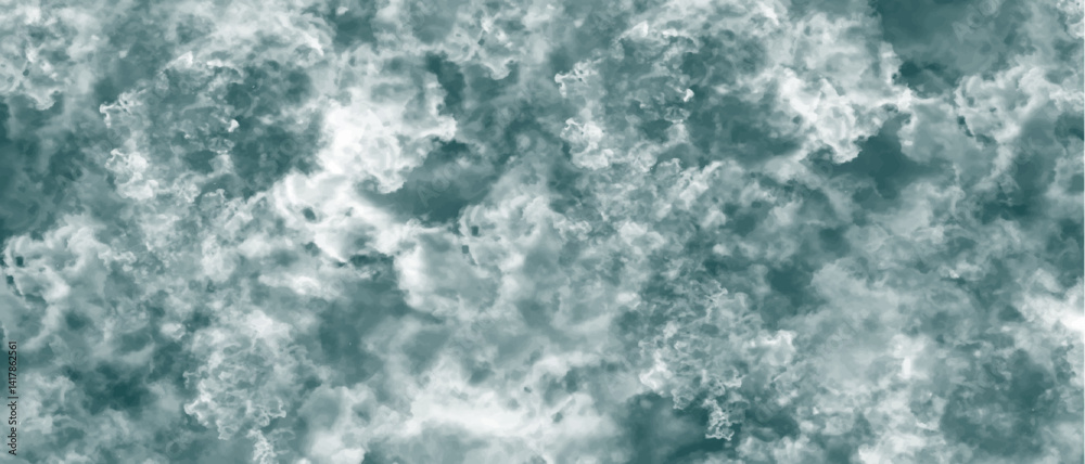 Poster Abstract background resembling a cloudy texture must be soft and smoky. Patterns evoking mist, fog, or swirling nebula-like vapor. Grunge background with Flowering design.