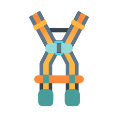  Stylish safety harness vector illustration for workers