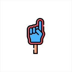 hand with thumb up