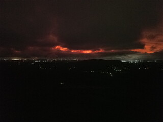 Amanhecer na cidade de Sa&uacute;de, Bahia, Brazil.