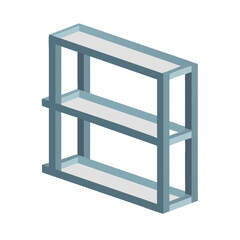  Modern steel frame icon design for construction