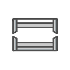  Stylish steel frame vector illustration for buildings