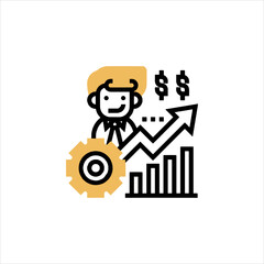 business man with money