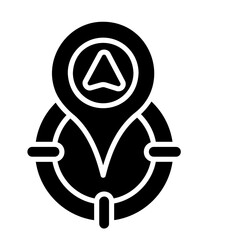 Maps Gps Glyph