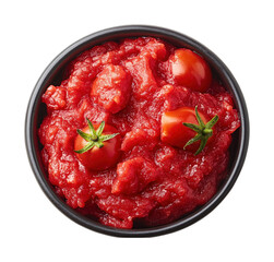 Cooking preparation tomato sauce kitchen food isolated on transparent background