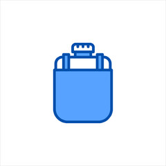 blue briefcase icon