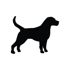 dog silhouette vector