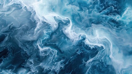 Obraz premium Abstract ice flow patterns