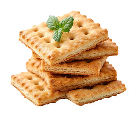 Baking delicious crackers kitchen food home isolated on transparent background