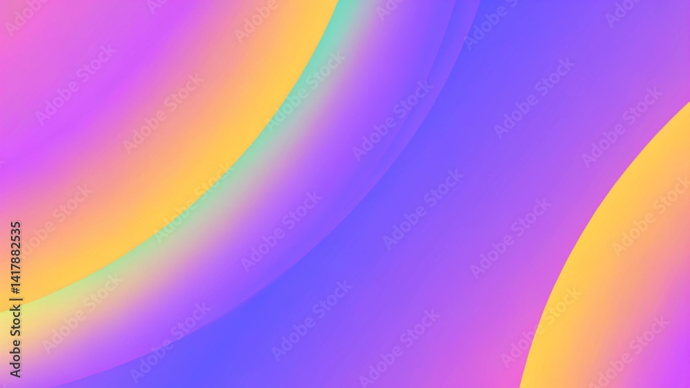 Poster modern colorful blue and green abstract soft 3d flow shapes. liquid wave gradient background, dynami
