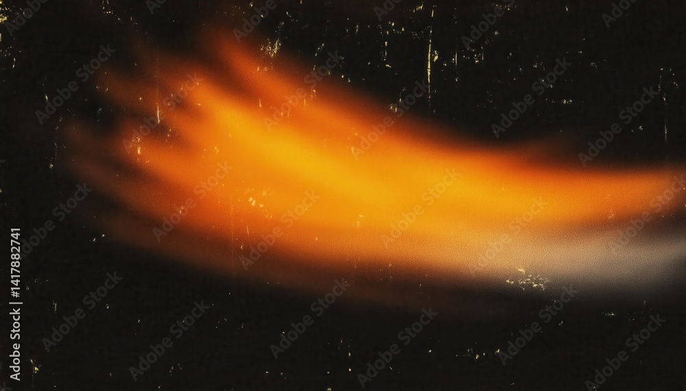 Poster abstract fiery explosion in deep space with glowing dust particles and light burst, perfect for sci-fi background, album covers, or digital art texture

