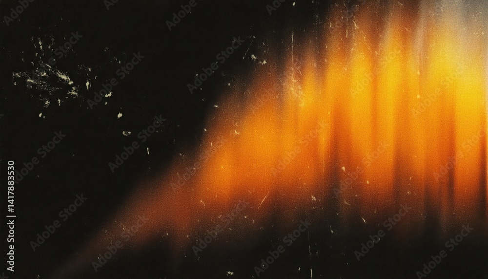 Aufkleber abstract fiery explosion in deep space with glowing dust particles and light burst, perfect for sci-