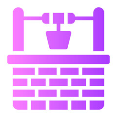 well gradient icon